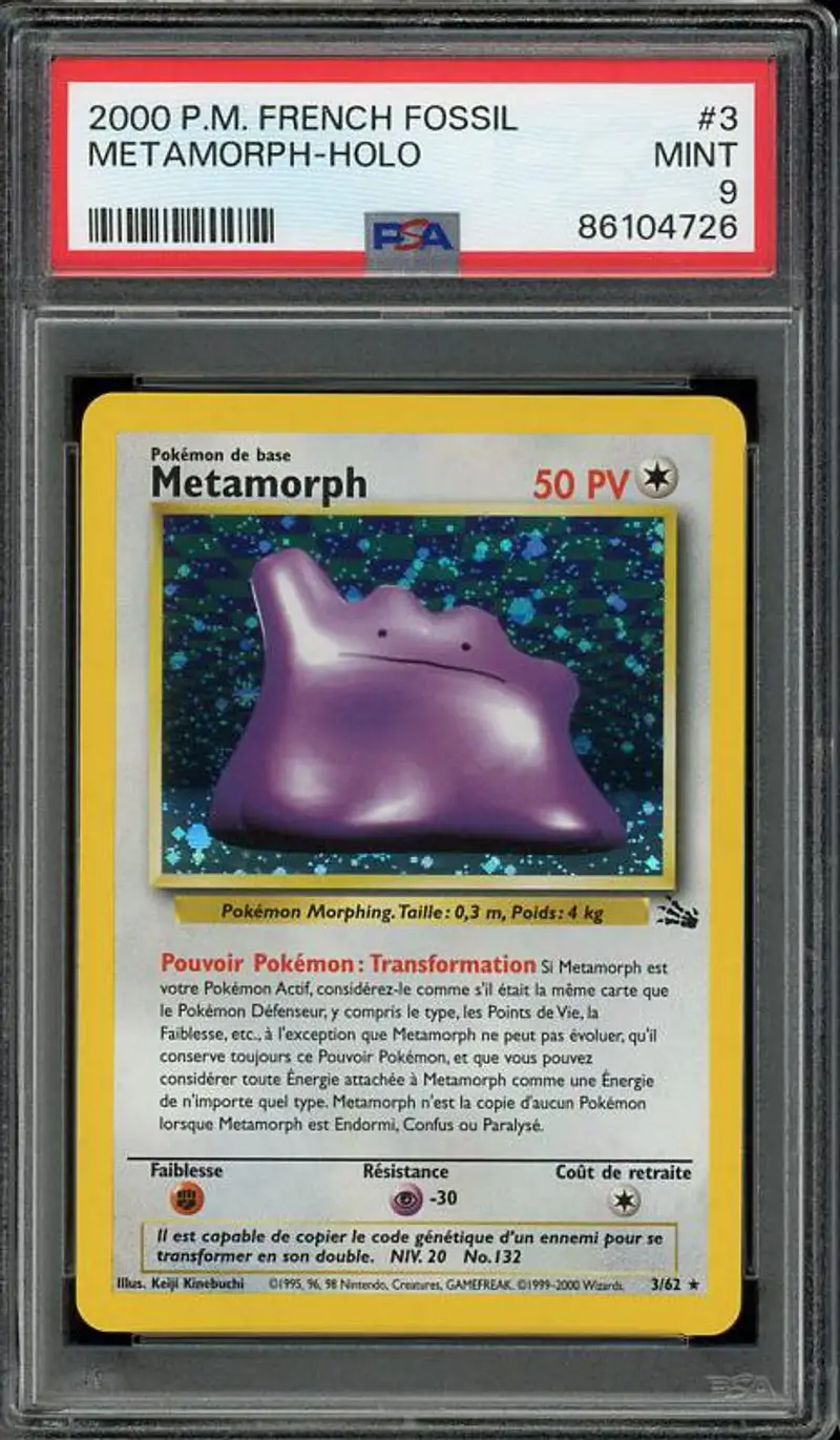 PSA 9 Metamorph Holo