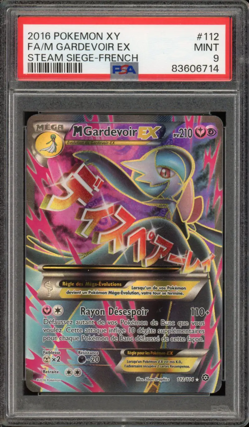 PSA 9 Méga Gardevoir Ex