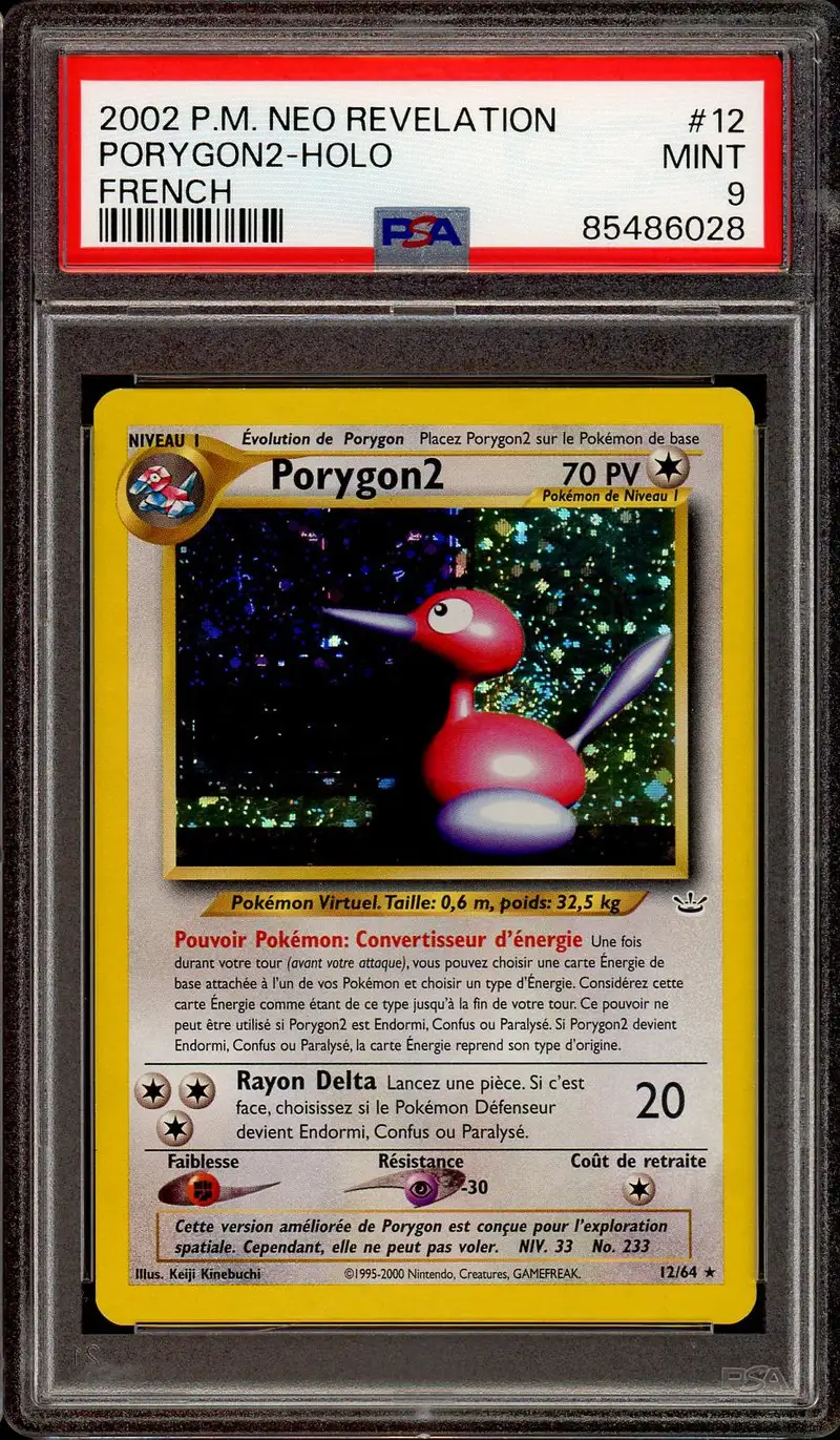 PSA 9 Porygon2 Holo