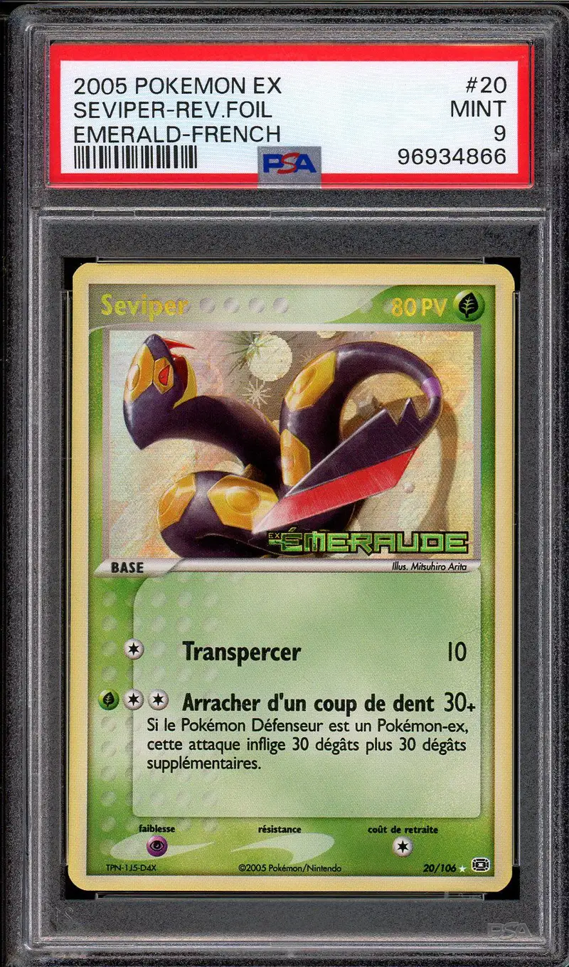 PSA 9 Séviper Holo Reverse
