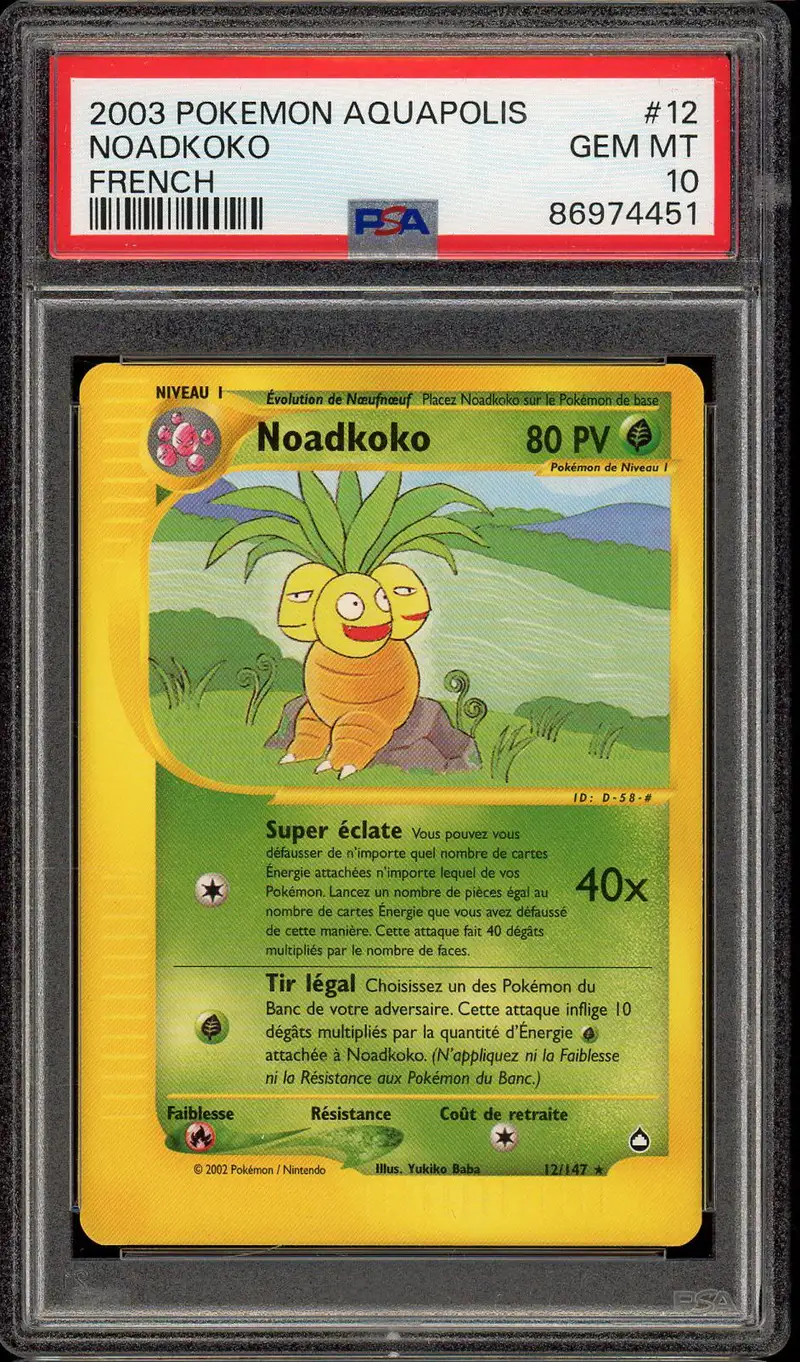 PSA 10 Noadkoko