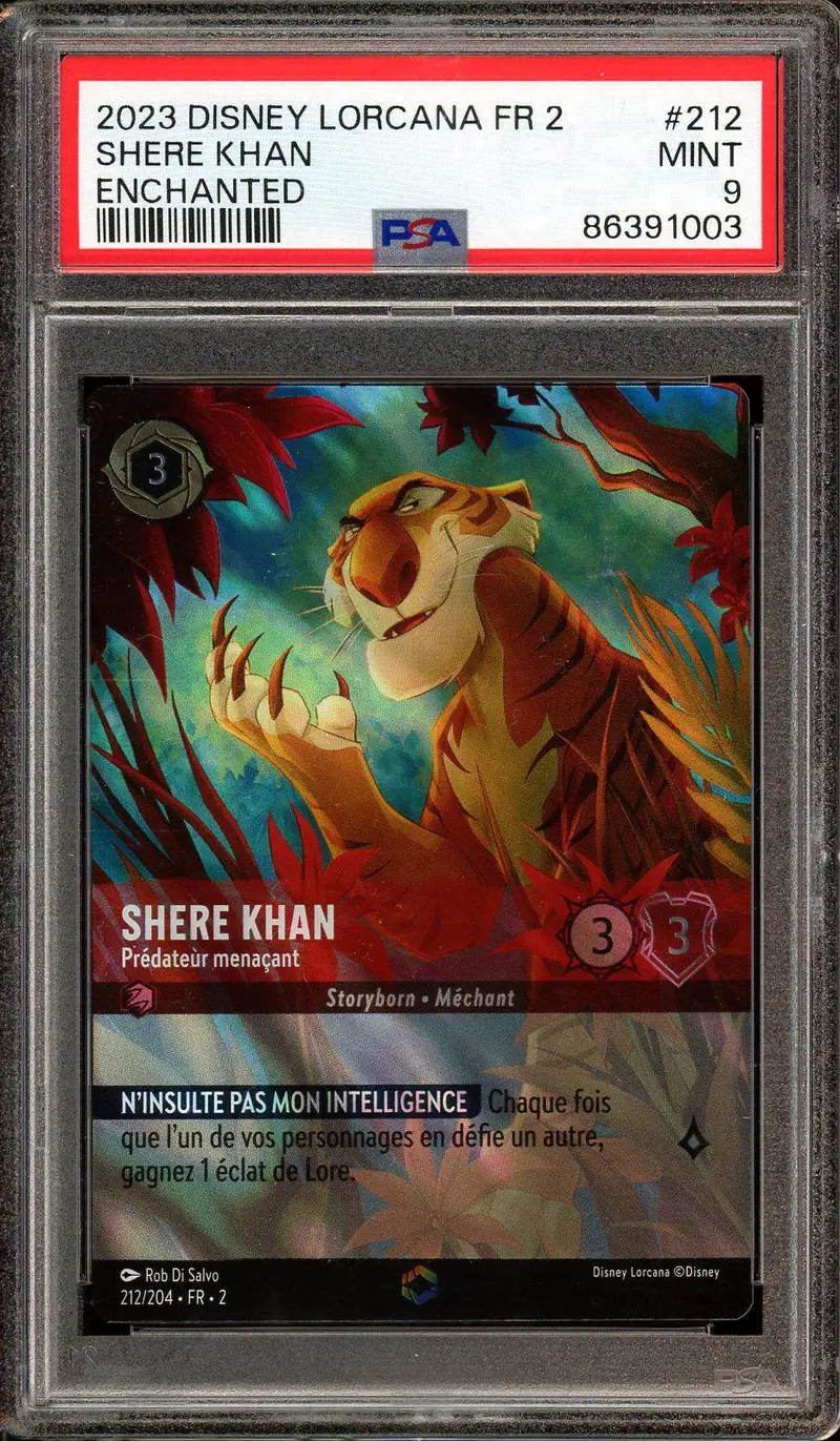 PSA 9 Shere Khan