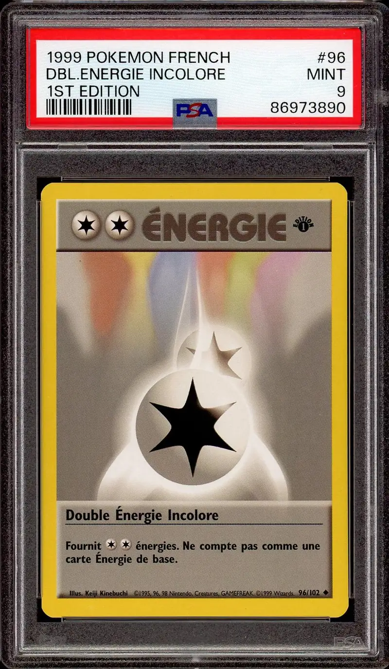 PSA 9 Double Energie Incolore