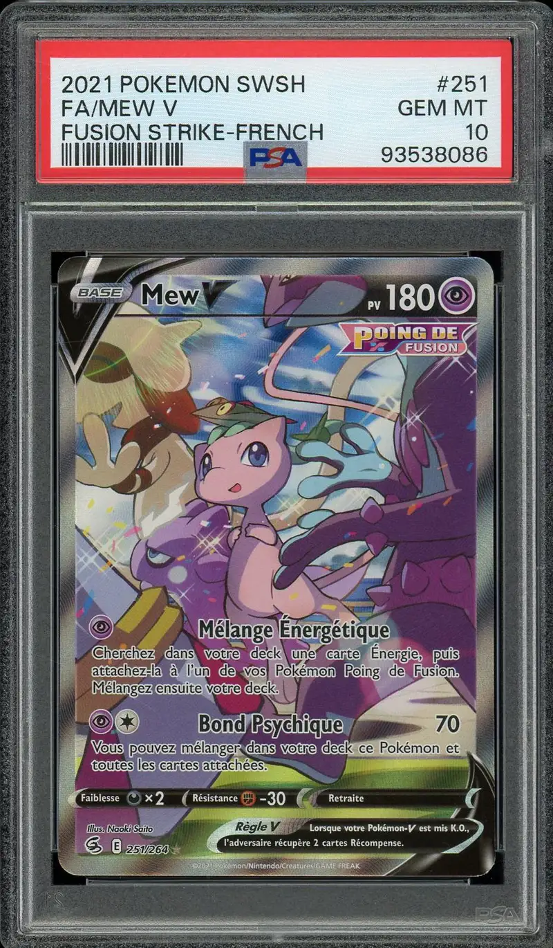 PSA 10 Mew V