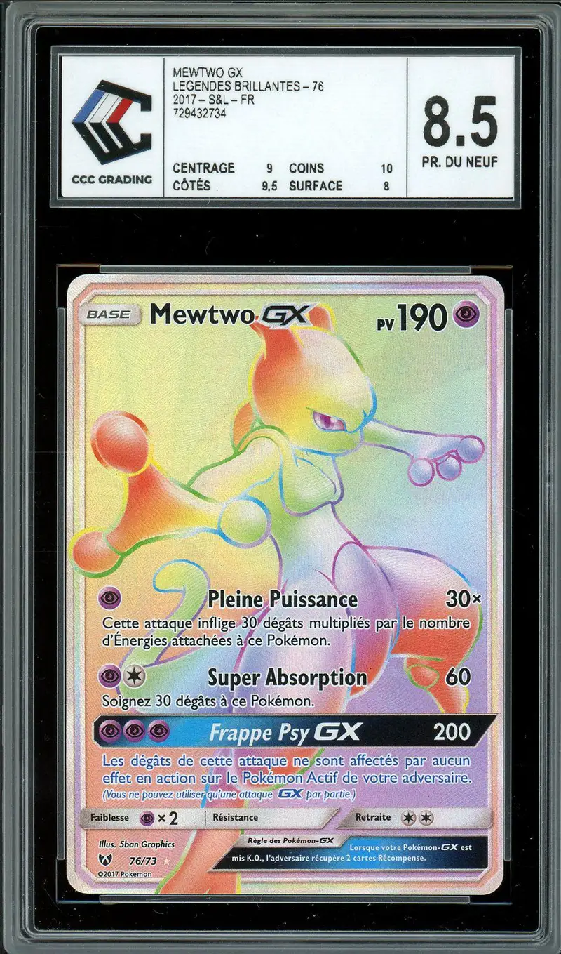 CCC 8.5 Mewtwo Gx Rainbow