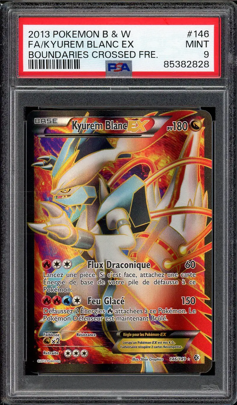 PSA 9 Kyurem Blanc Ex