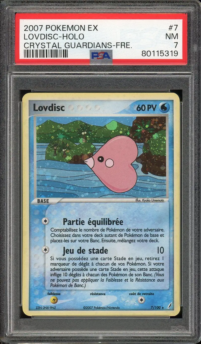 PSA 7 Lovdisc Holo