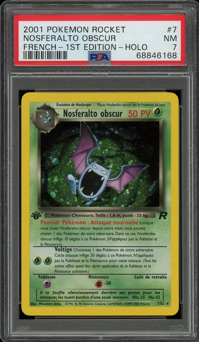 PSA 7 Nosferalto Obscur Holo