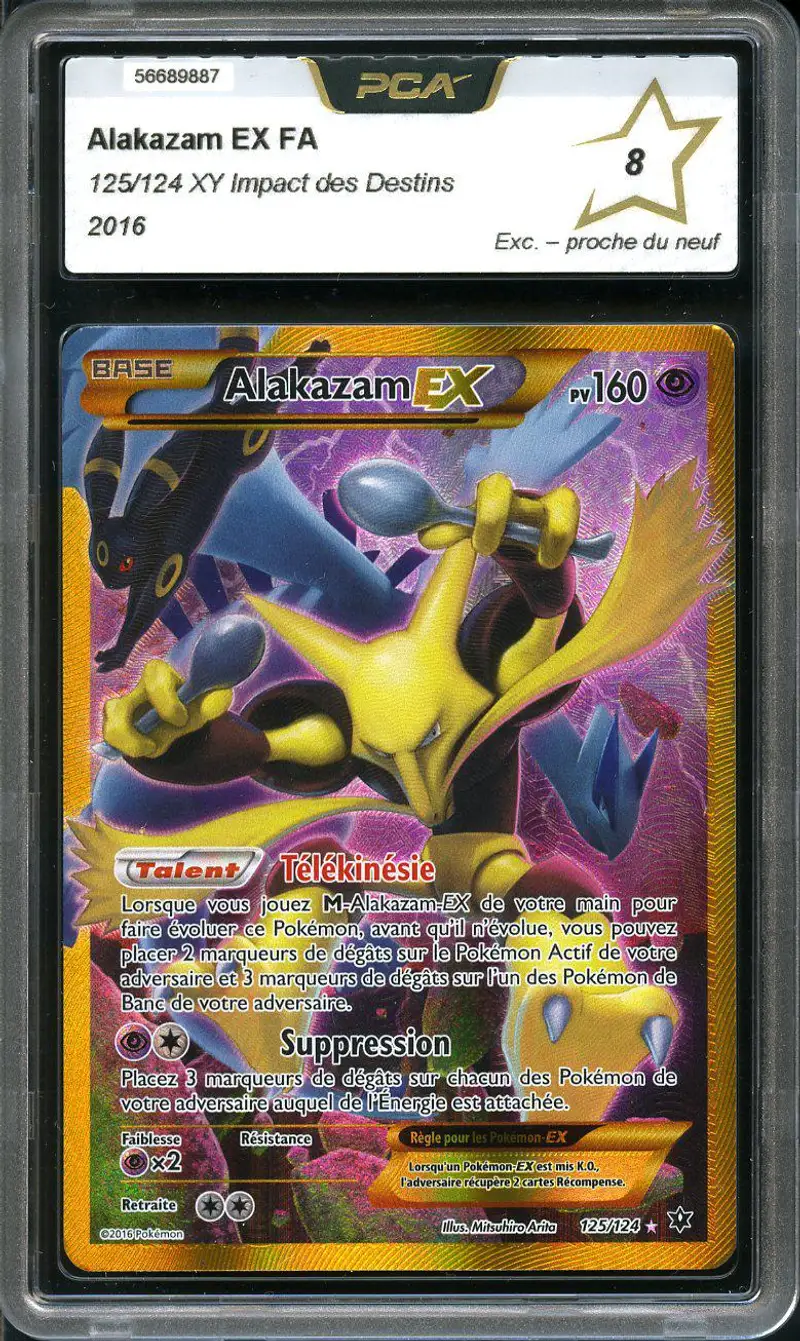 PCA 8 Alakazam Ex Gold
