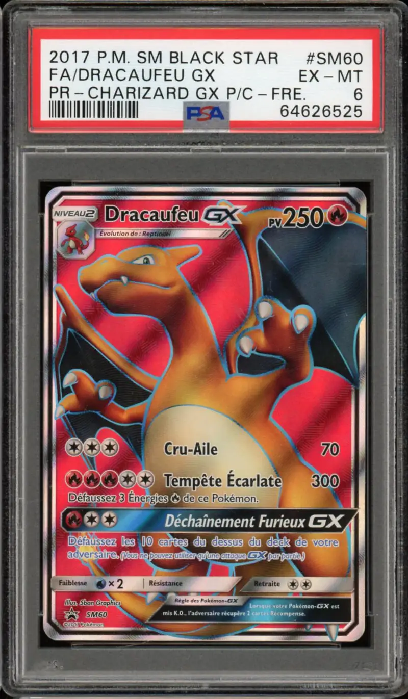 PSA 6 Dracaufeu Gx