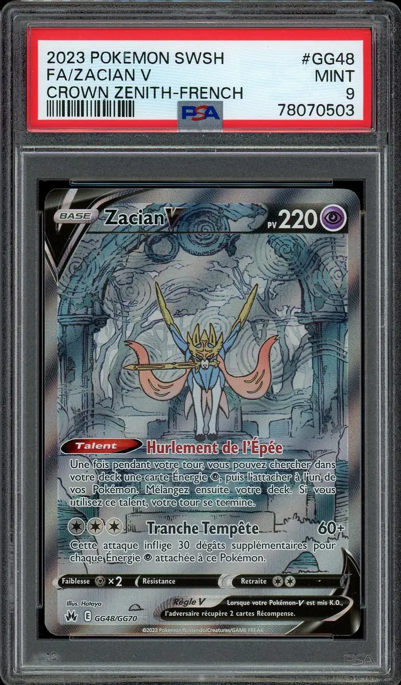 PSA 9 Zacian V