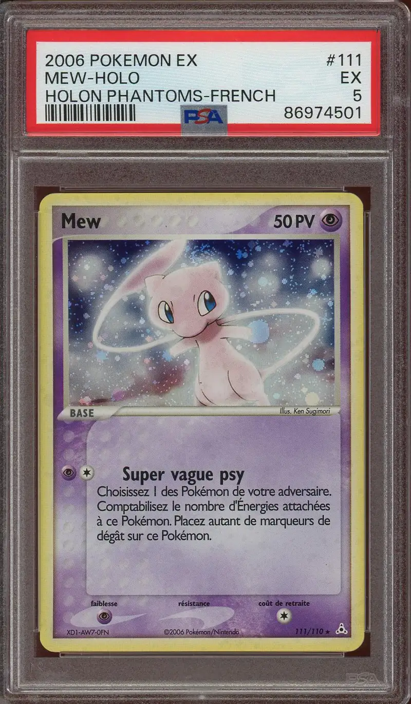 PSA 5 Mew Holo