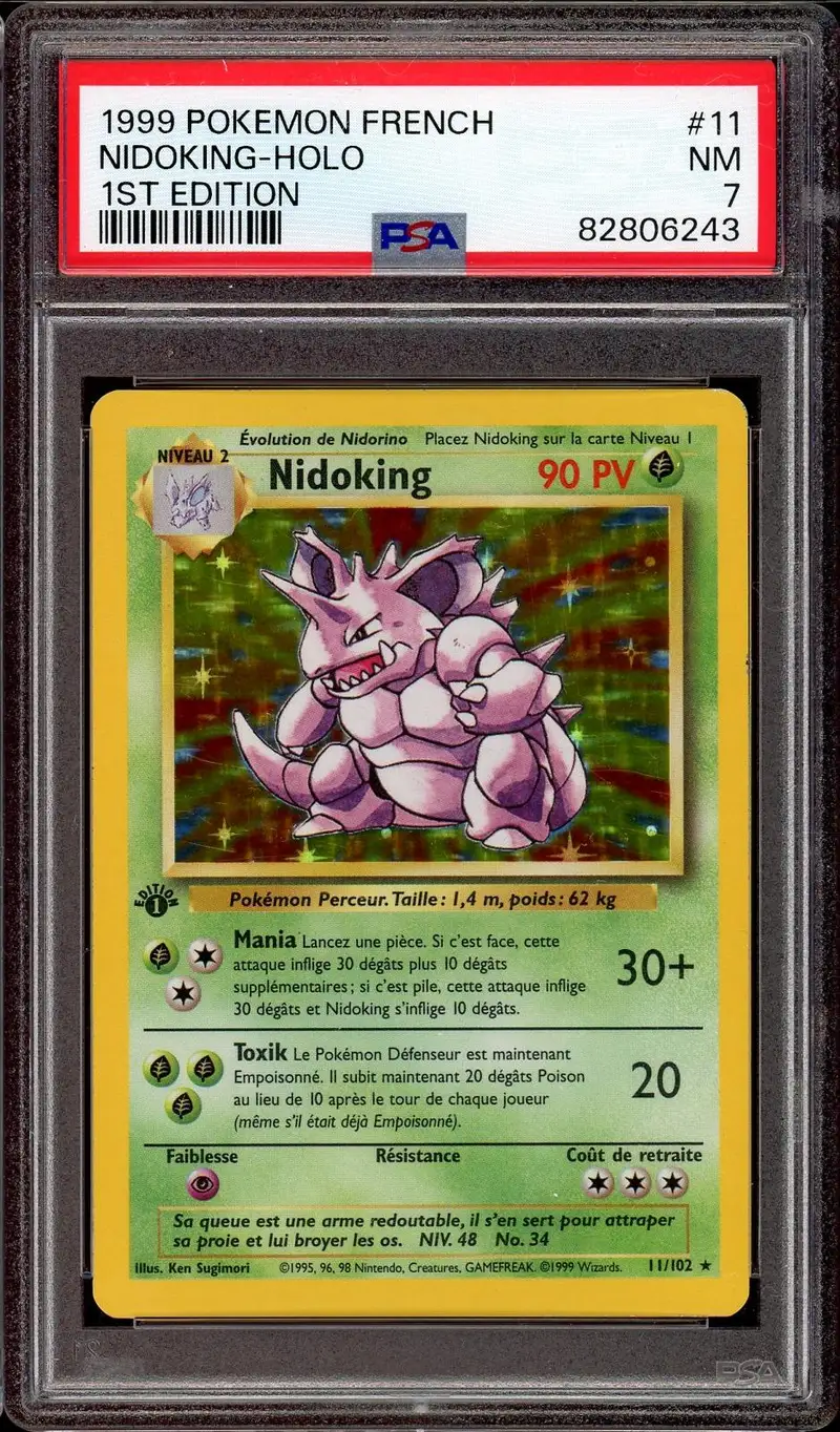 PSA 7 Nidoking Holo