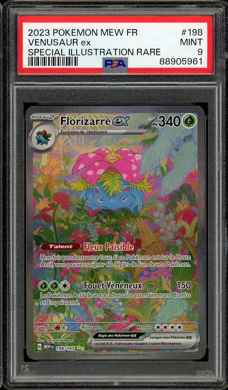 PSA 9 Florizarre Ex