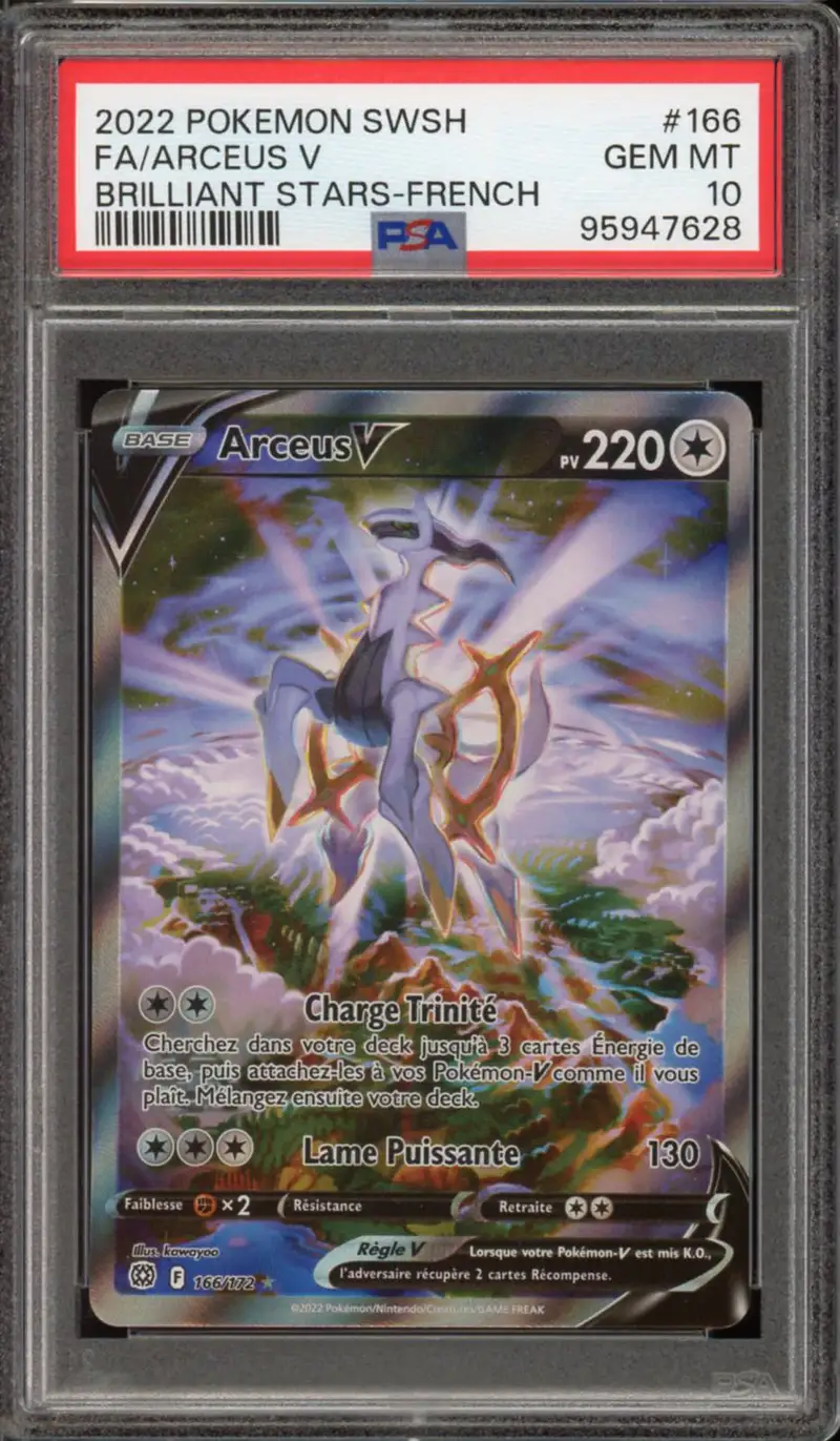PSA 10 Arceus V