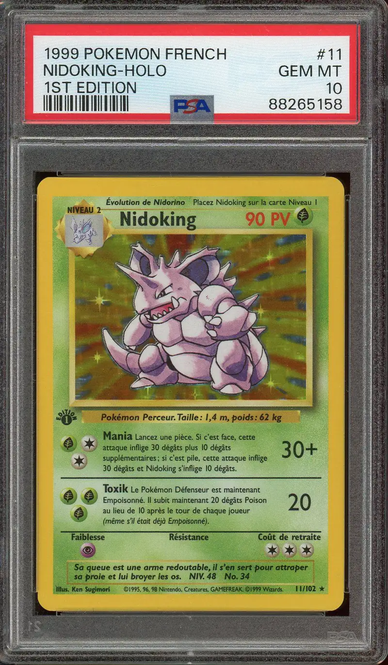 PSA 10 Nidoking Holo