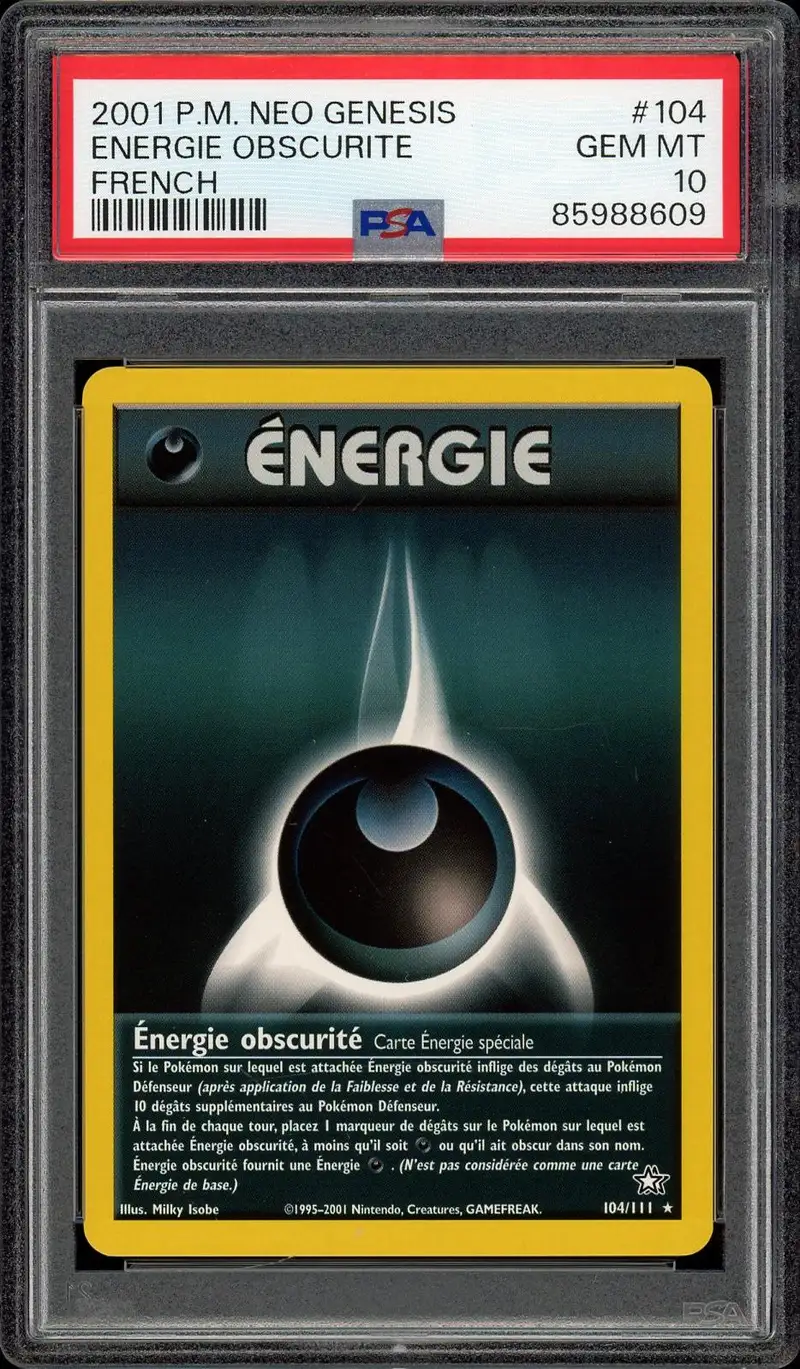 PSA 10 Energie Obscurité