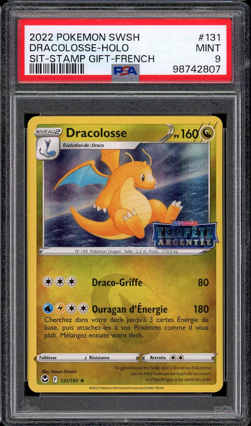 PSA 9 Dracolosse Holo