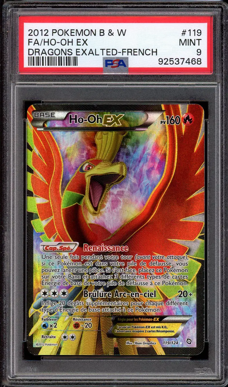 PSA 9 Ho-Oh Ex