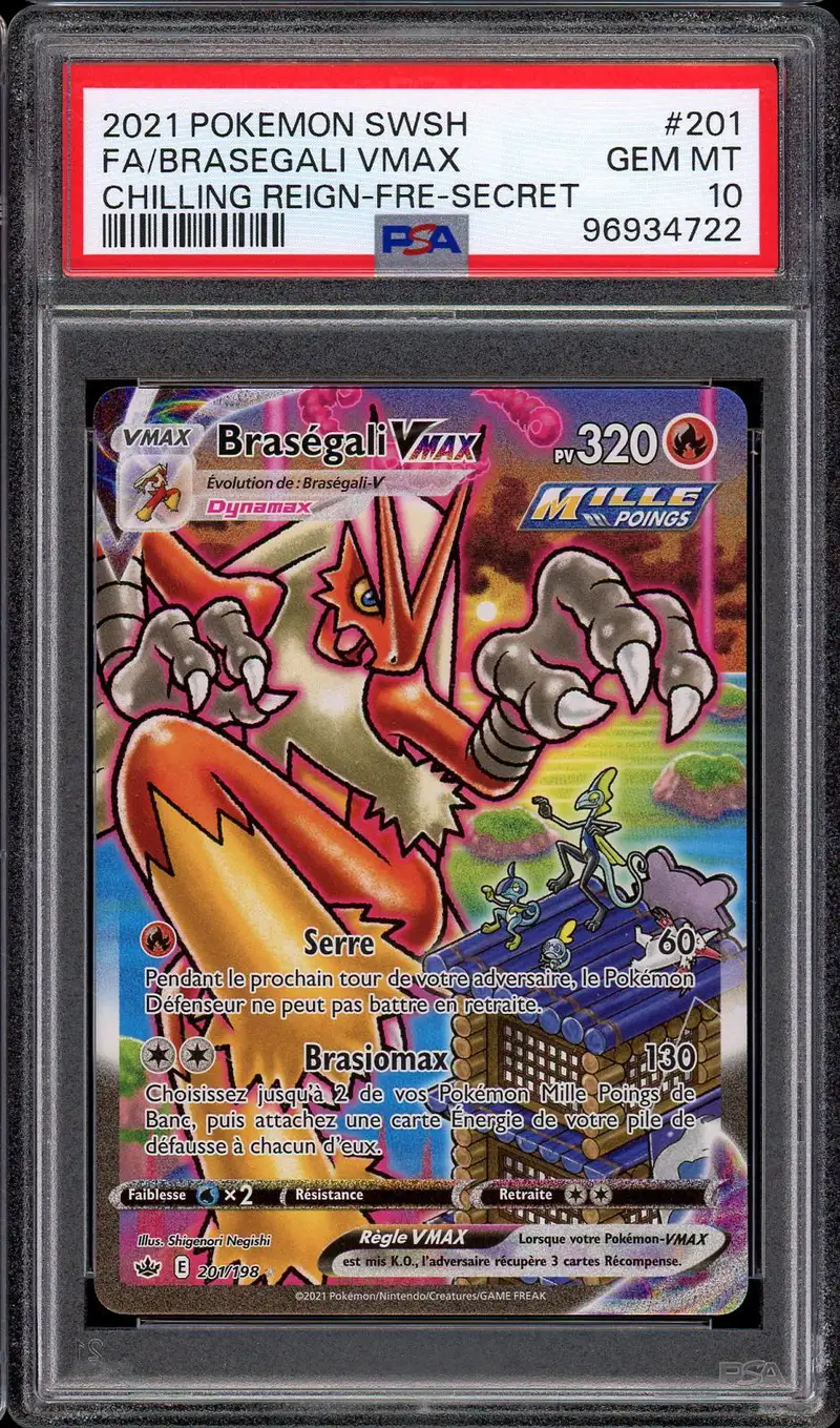 PSA 10 Braségali VMax