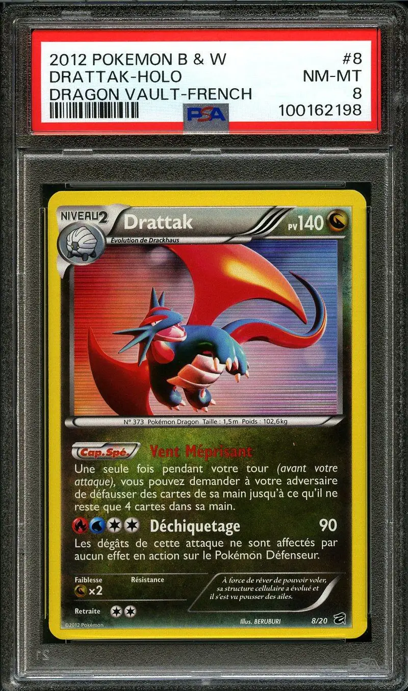 PSA 8 Drattak Holo