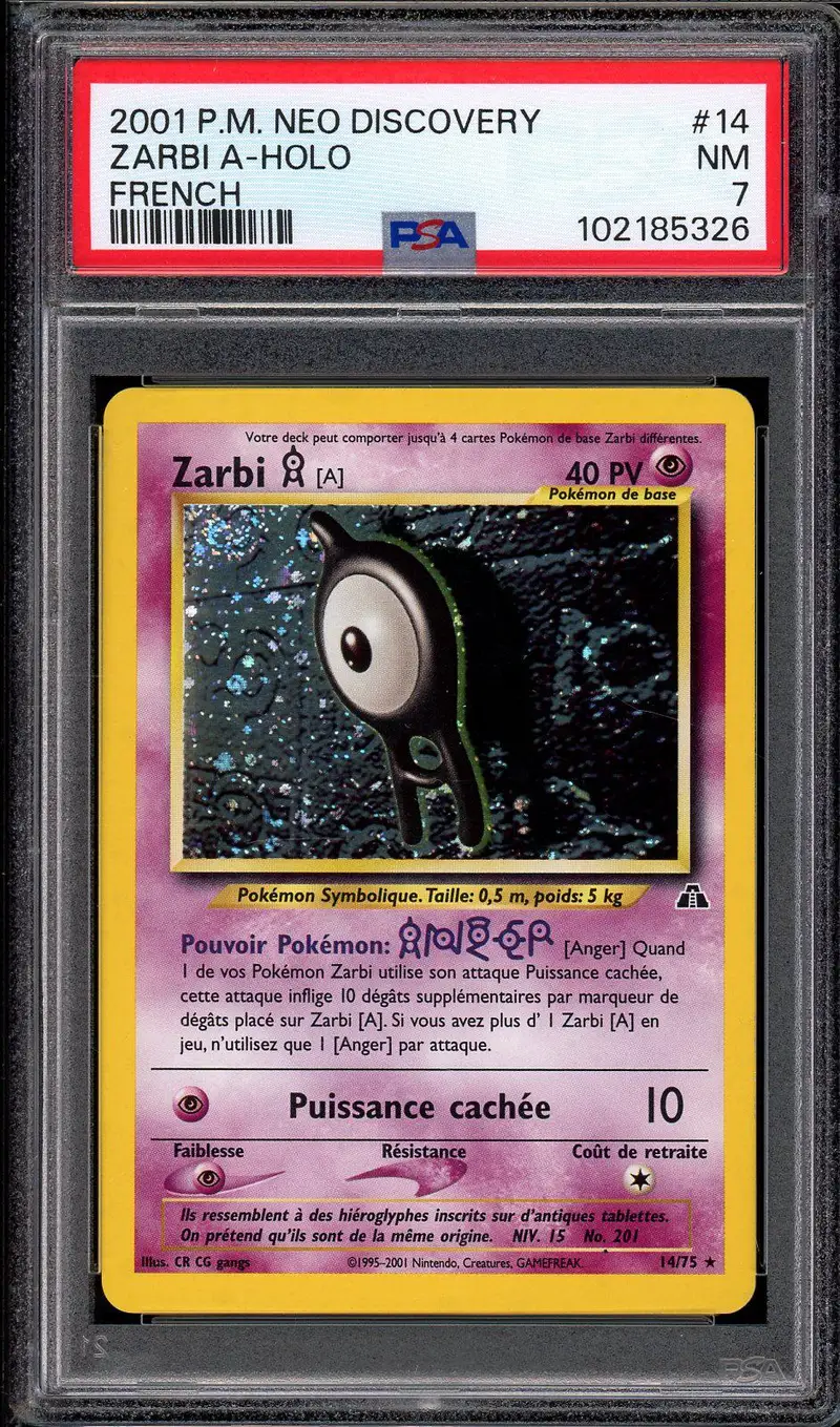 PSA 7 Zarbi A Holo