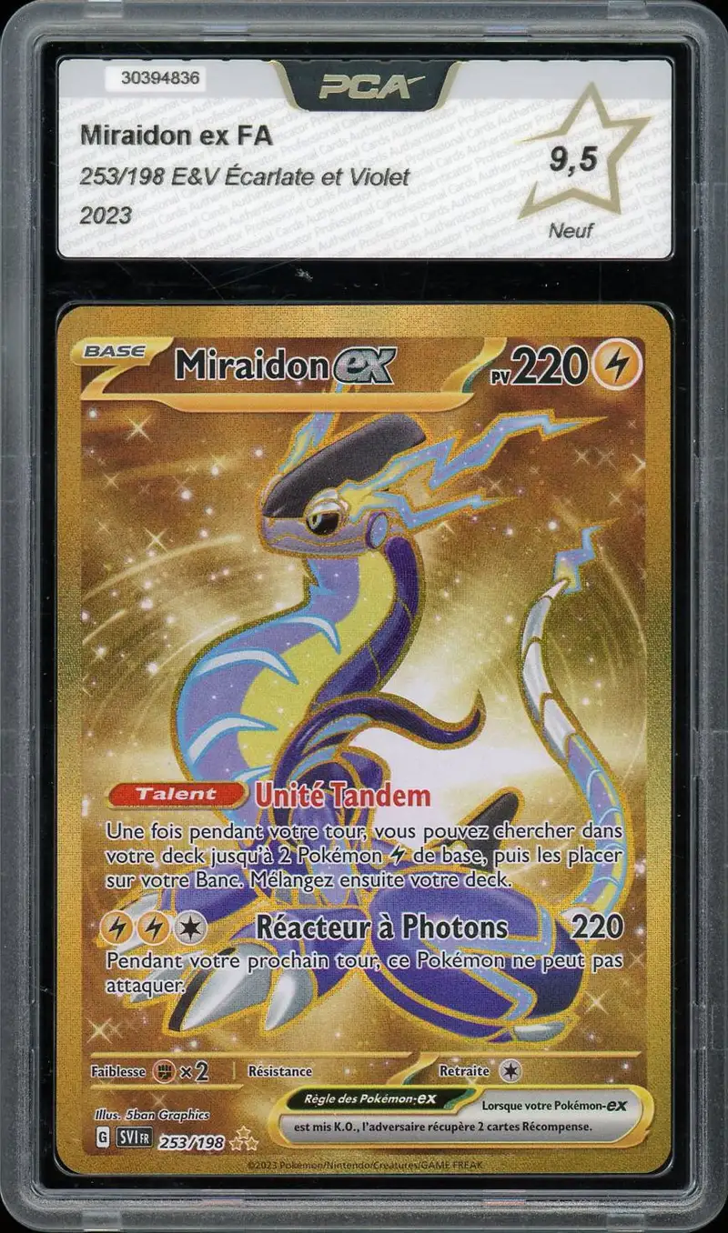 PCA 9.5 Miraidon Ex Gold