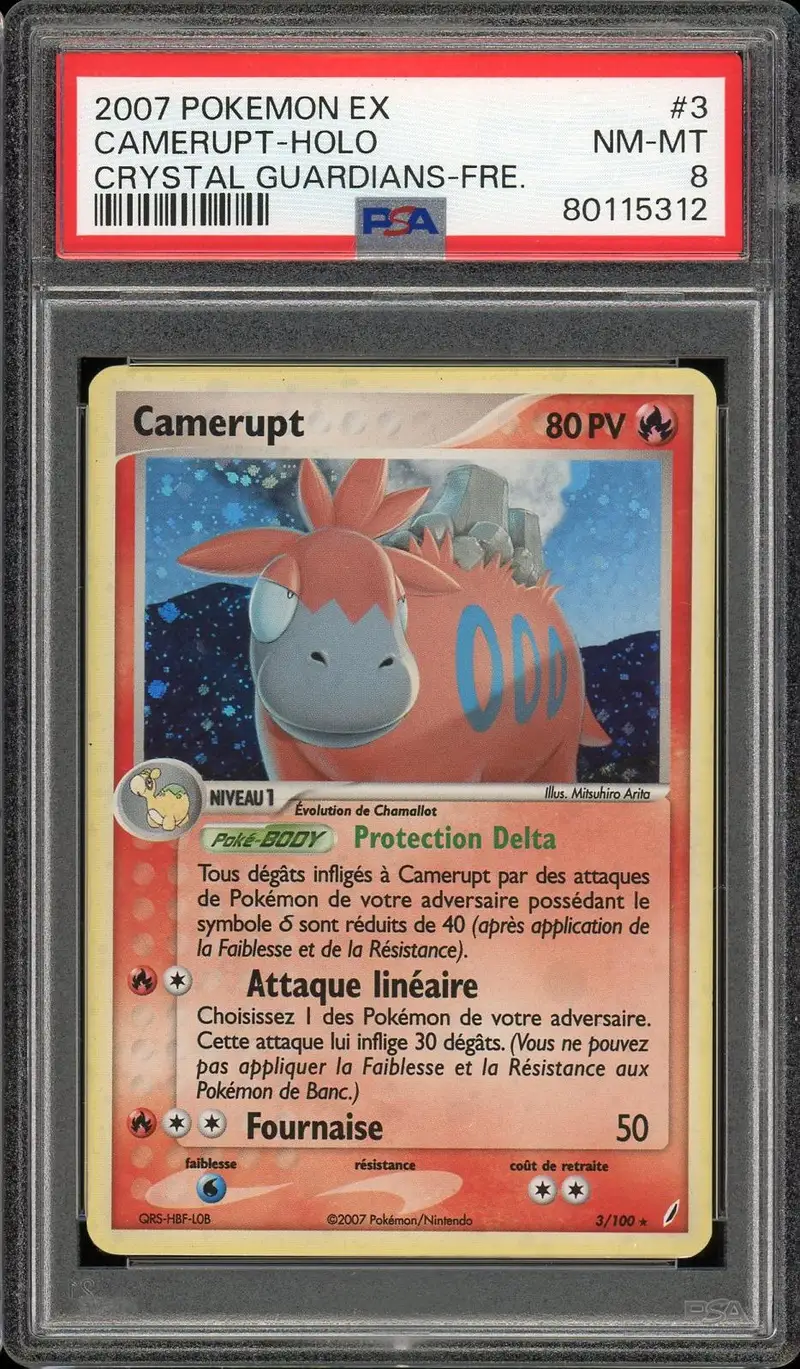 PSA 8 Camerupt Holo