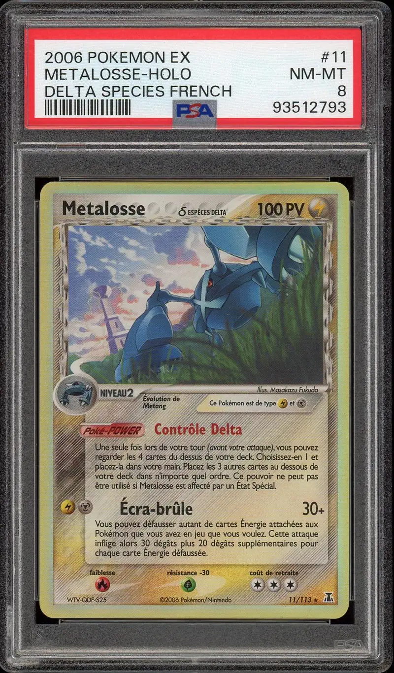 PSA 8 Metalosse Holo