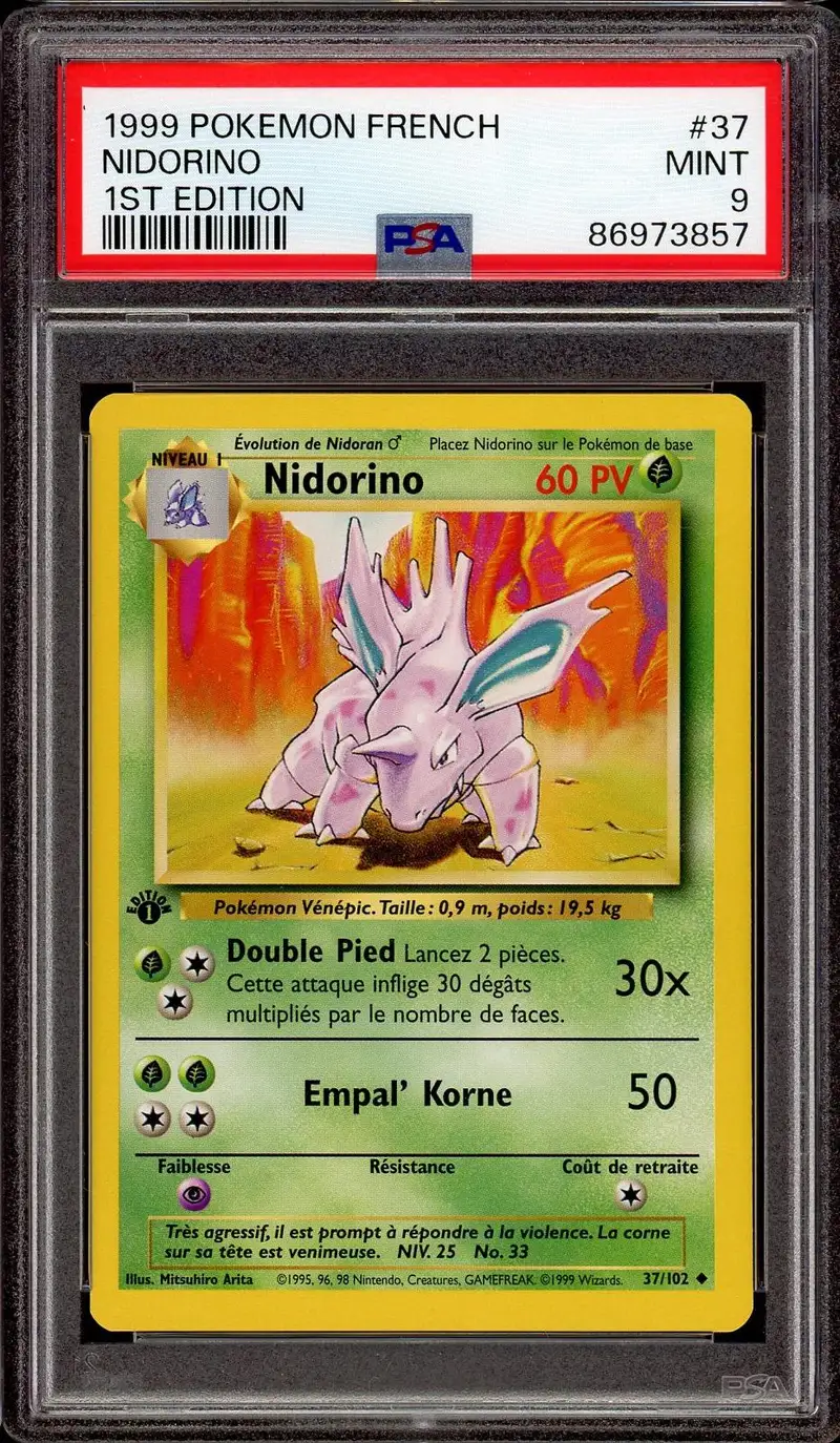 PSA 9 Nidorino
