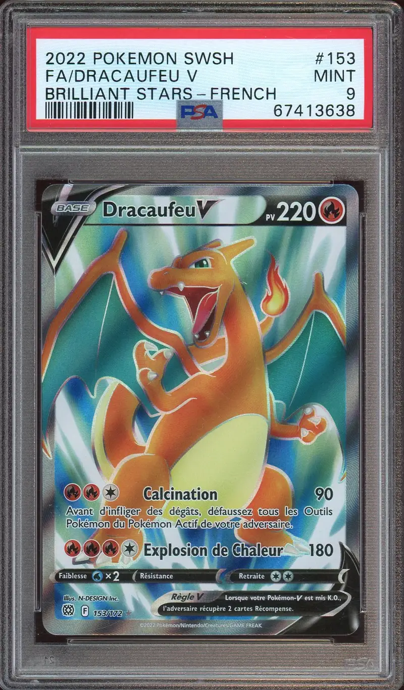 PSA 9 Dracaufeu V