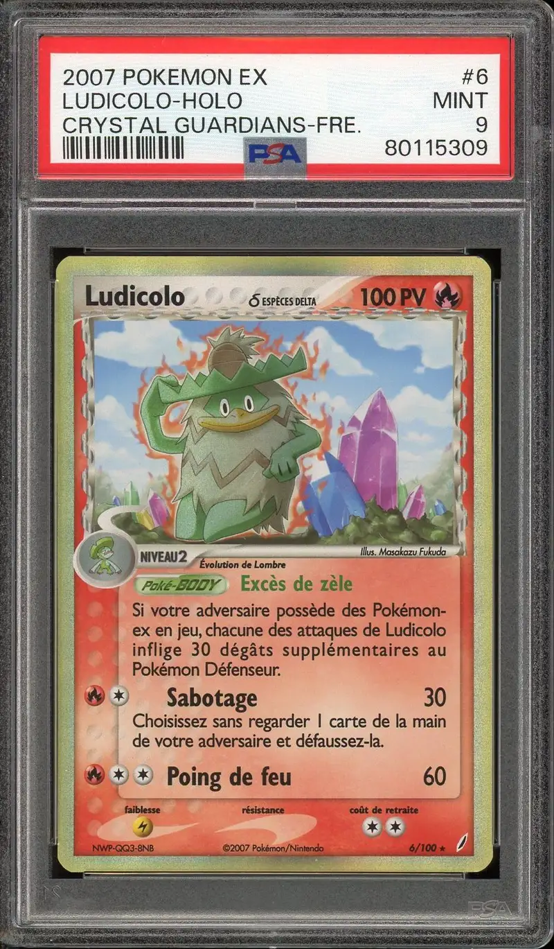 PSA 9 Ludicolo