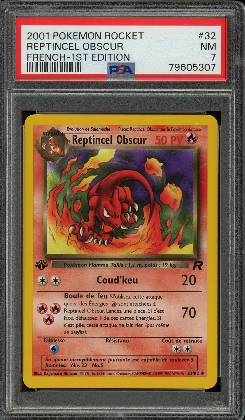 PSA 7 Reptincel Obscur