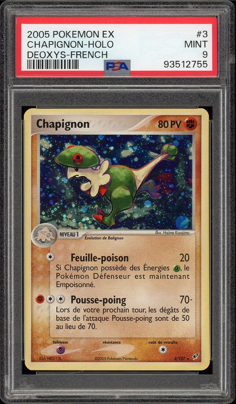 PSA 9 Chapignon Holo