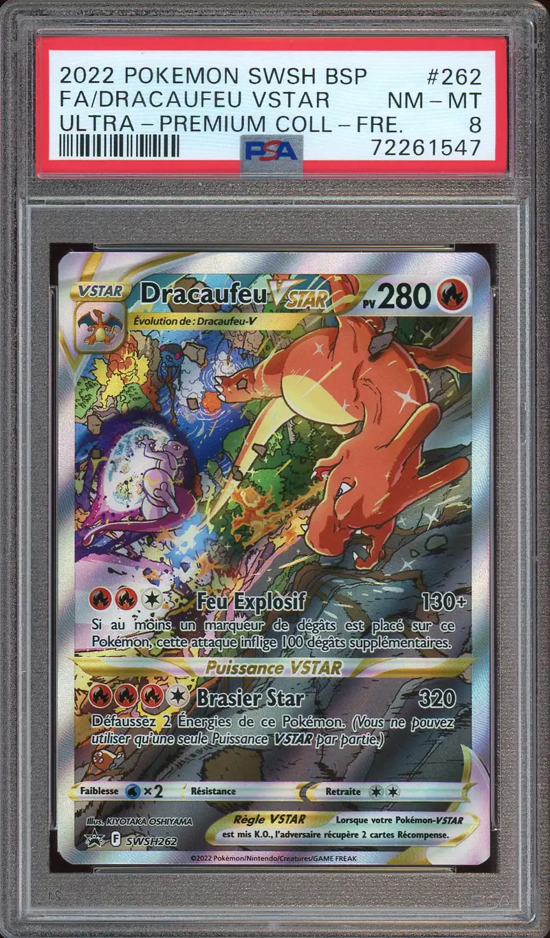 PSA 8 Dracaufeu VStar