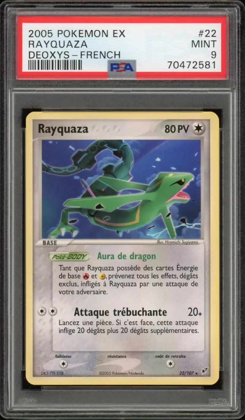 PSA 9 Rayquaza