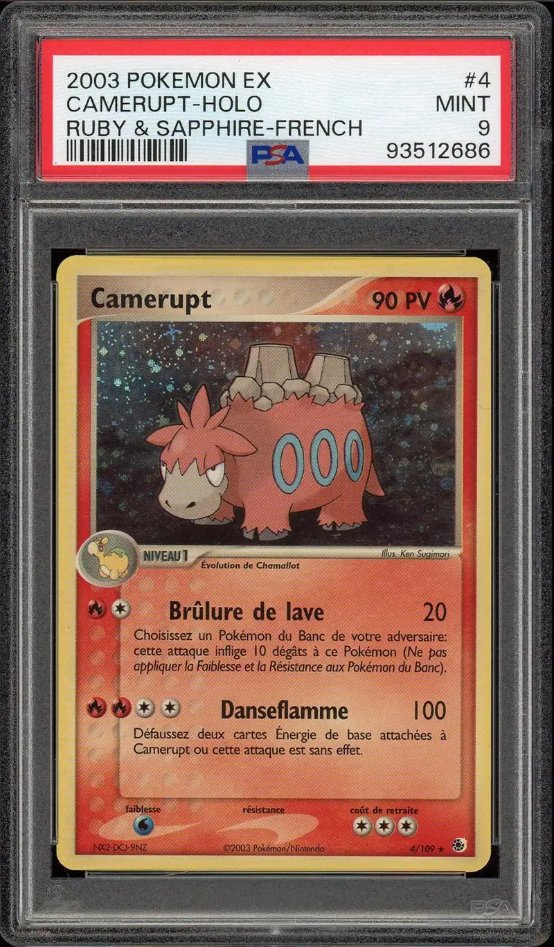 PSA 9 Camerupt Holo