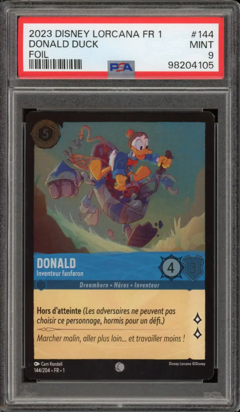 PSA 9 Donald Foil