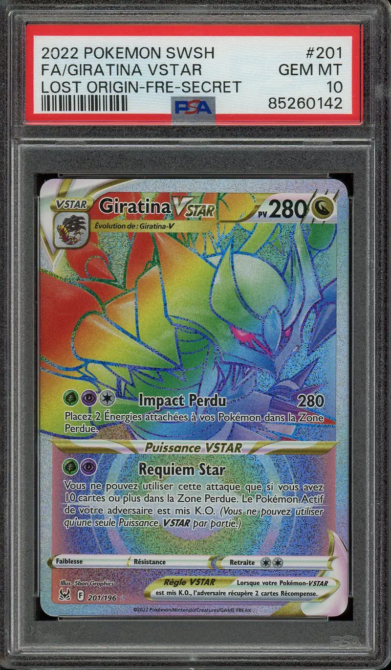 PSA 10 Giratina VStar Rainbow