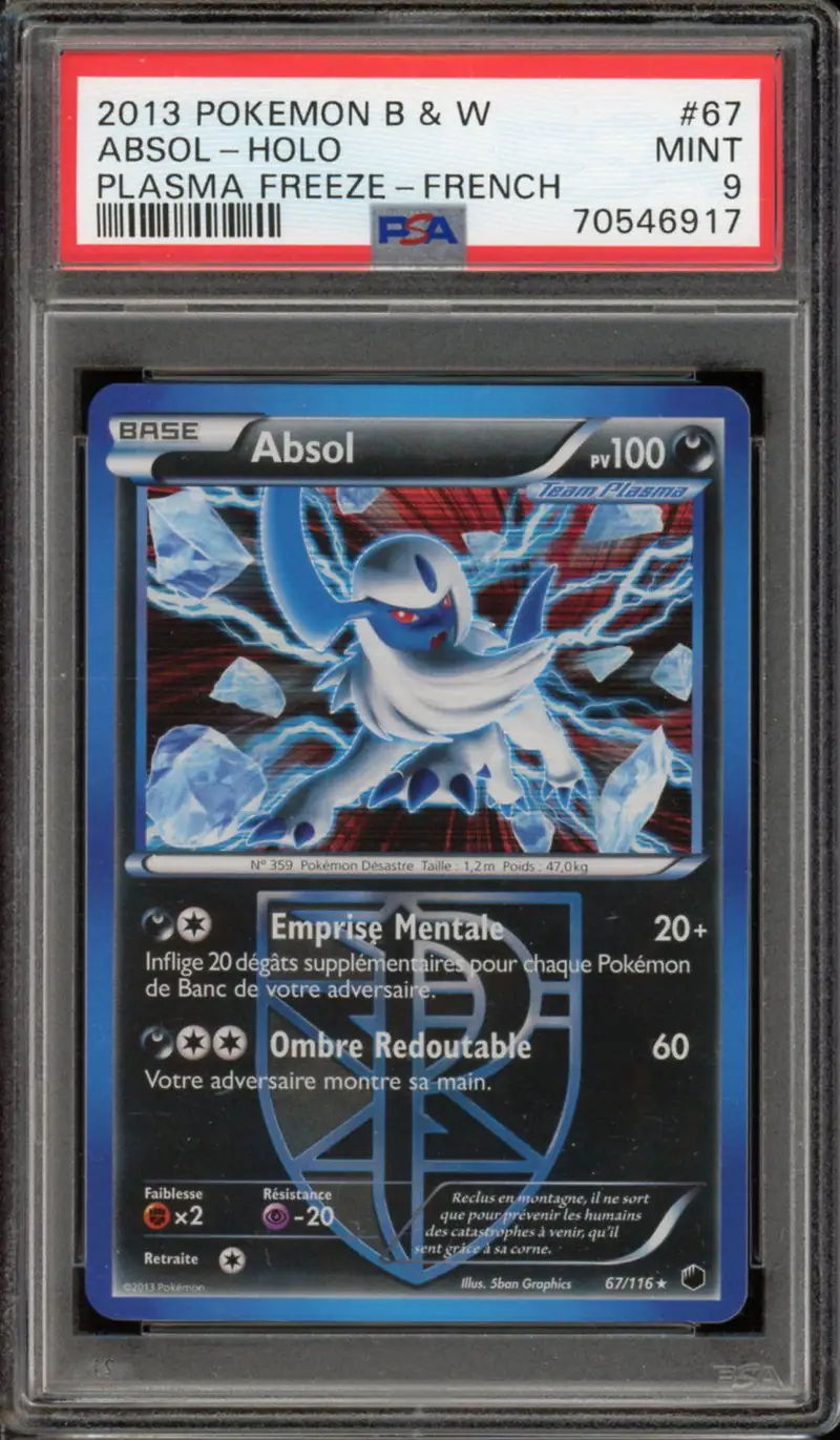 PSA 9 Absol Holo