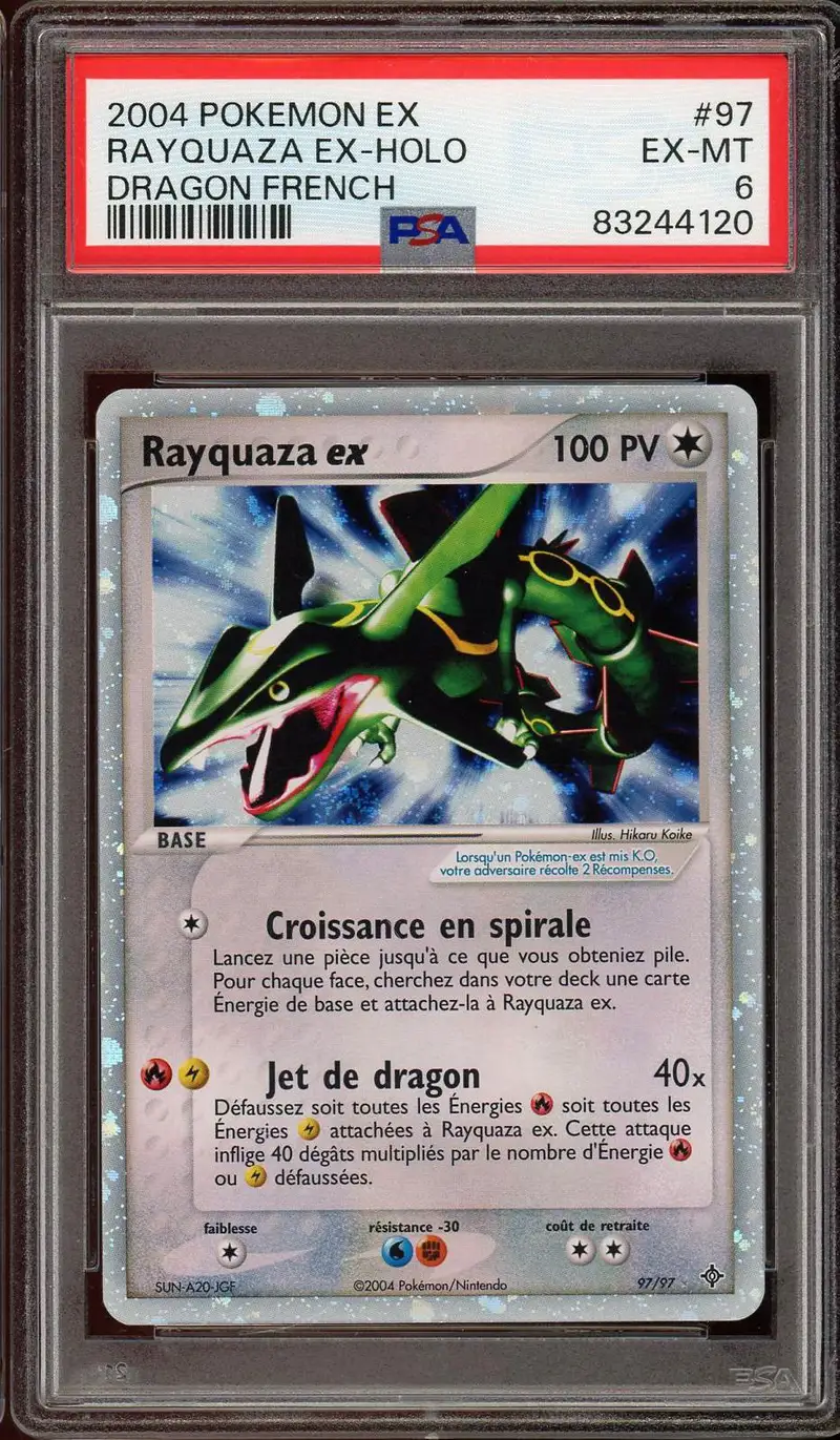 PSA 6 Rayquaza Ex