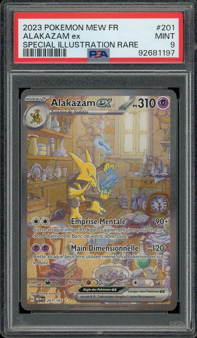 PSA 9 Alakazam Ex