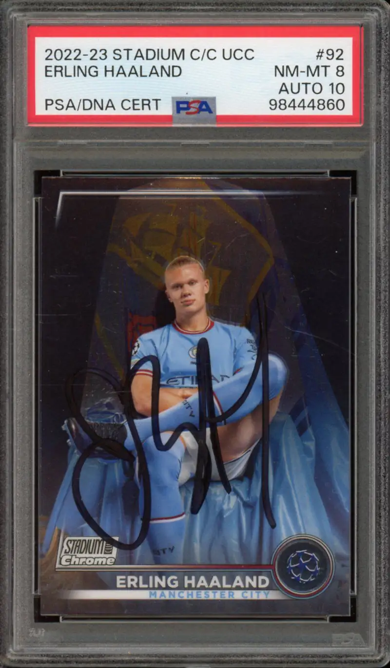 PSA 8 Erling Haaland Base