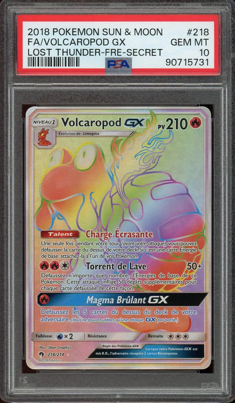 PSA 10 Volcaropod Gx Rainbow