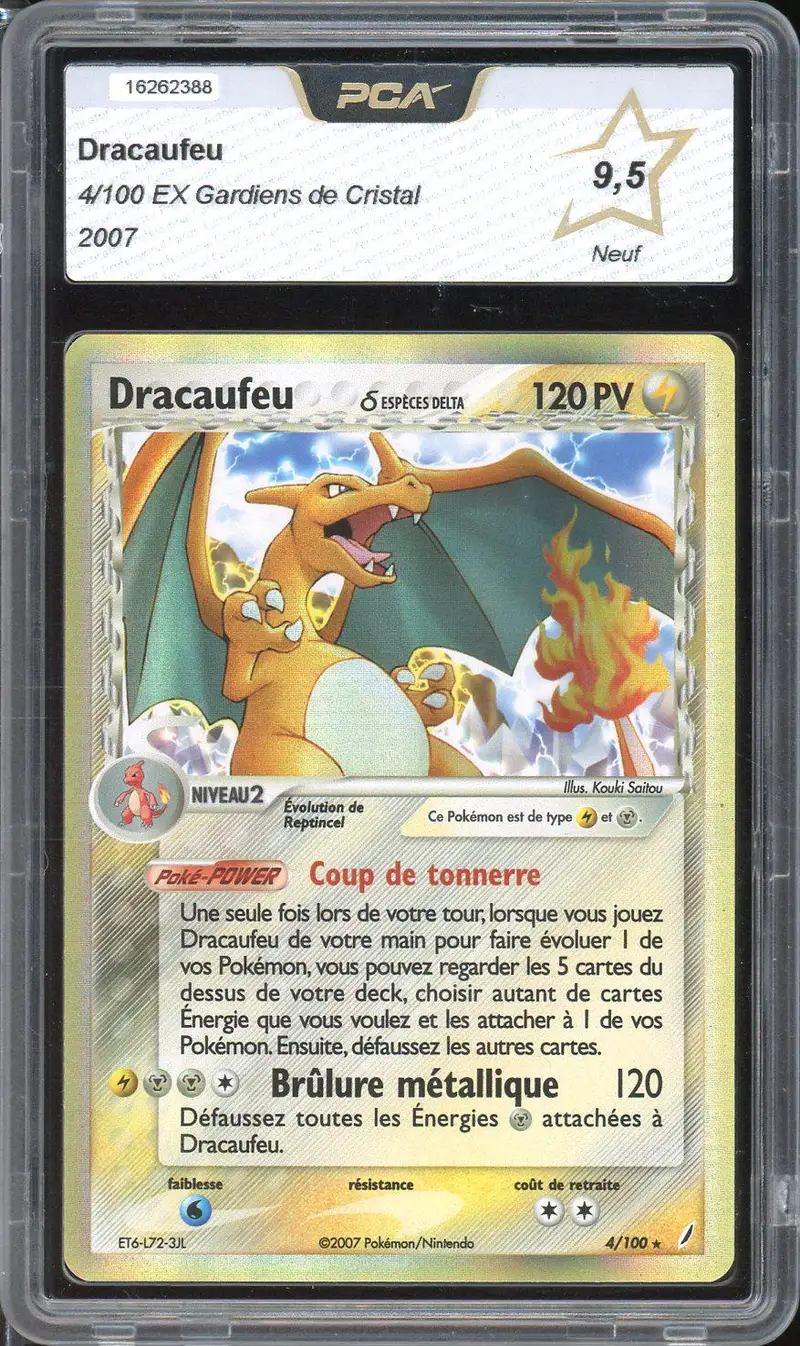PCA 9.5 Dracaufeu Holo