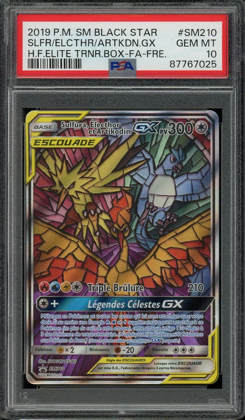 PSA 10 Sulfura, Électhor et Artikodin Gx