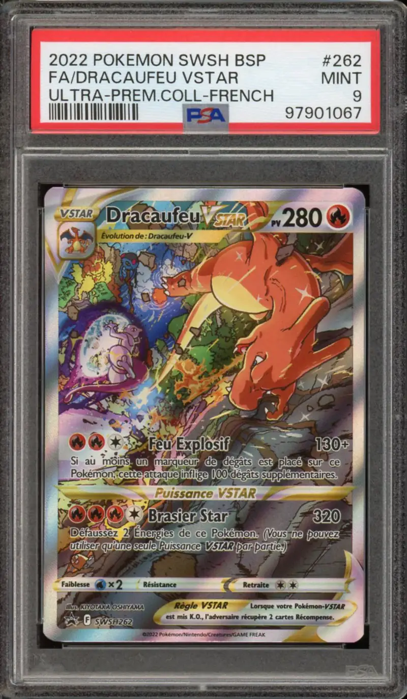 PSA 9 Dracaufeu VStar