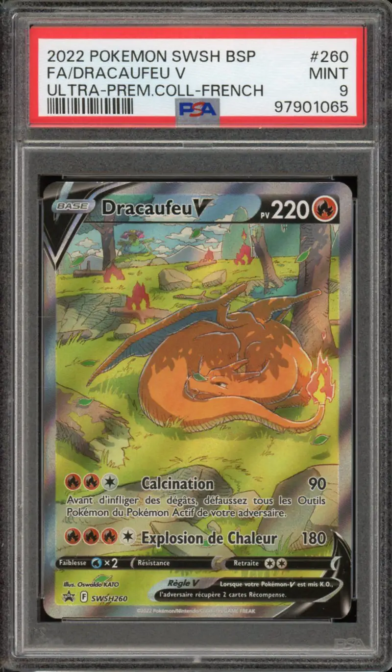 PSA 9 Dracaufeu V