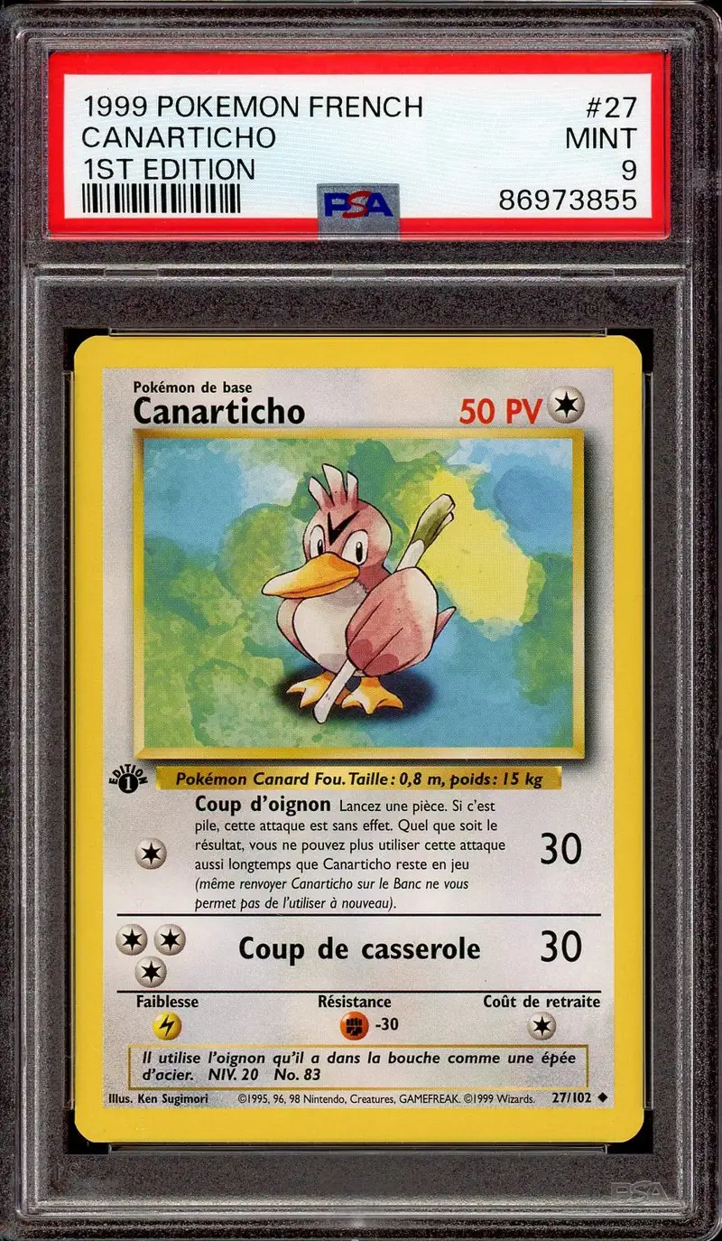 PSA 9 Canarticho