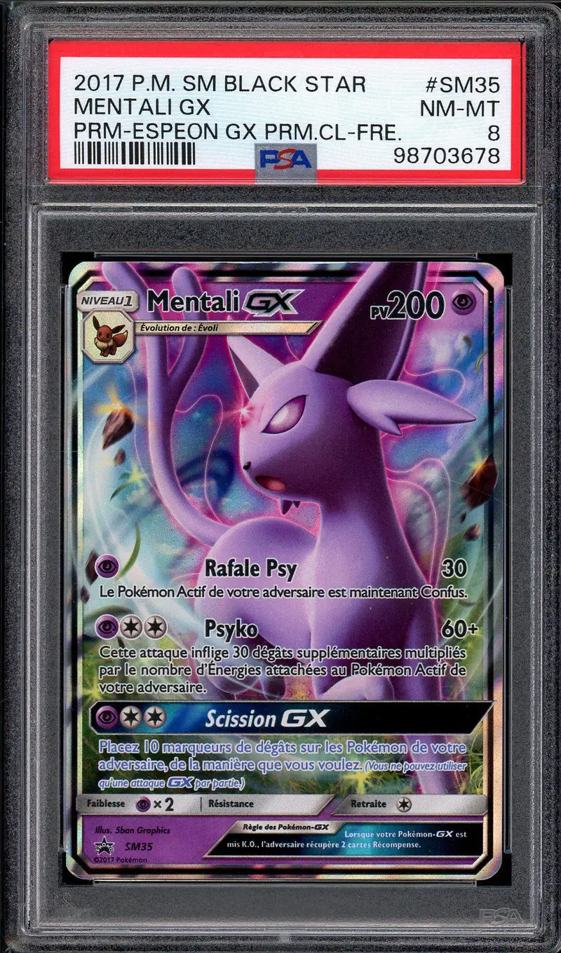 PSA 8 Mentali Gx